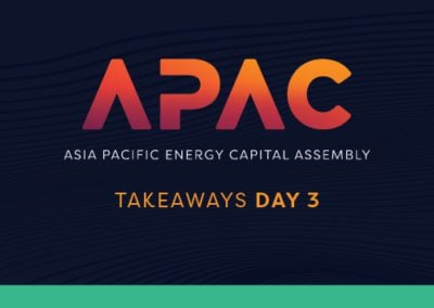 Asia Pacific Energy Assembly 2021: Day 3 Takeaways
