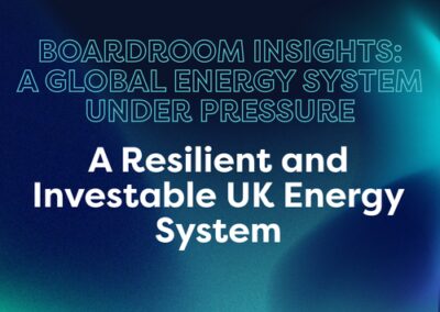 A Resilient and Investable UK Energy System