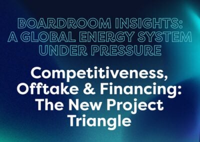 Competitiveness, Offtake & Financing: The New Project Triangle